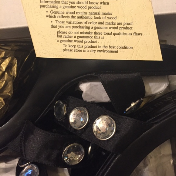 Colin Stuart Black backless heels - Picture 4 of 8